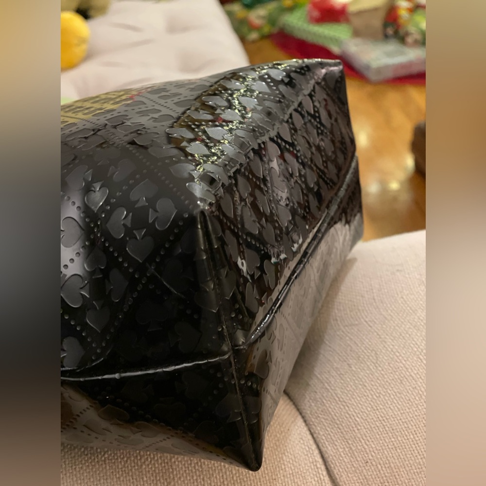 KATE SPADE NEW YORK Women's Black Patent Leather Tote Bag Org. $399 AUTH NWOT - Picture 5 of 16